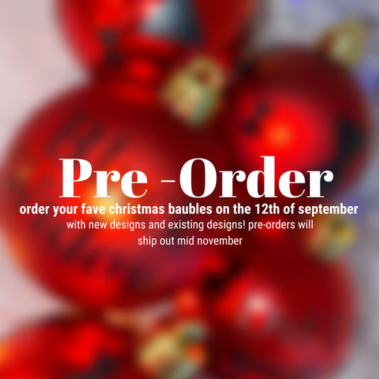 Black Widow Baubles || Natasha Romanoff Inspired Christmas Baubles