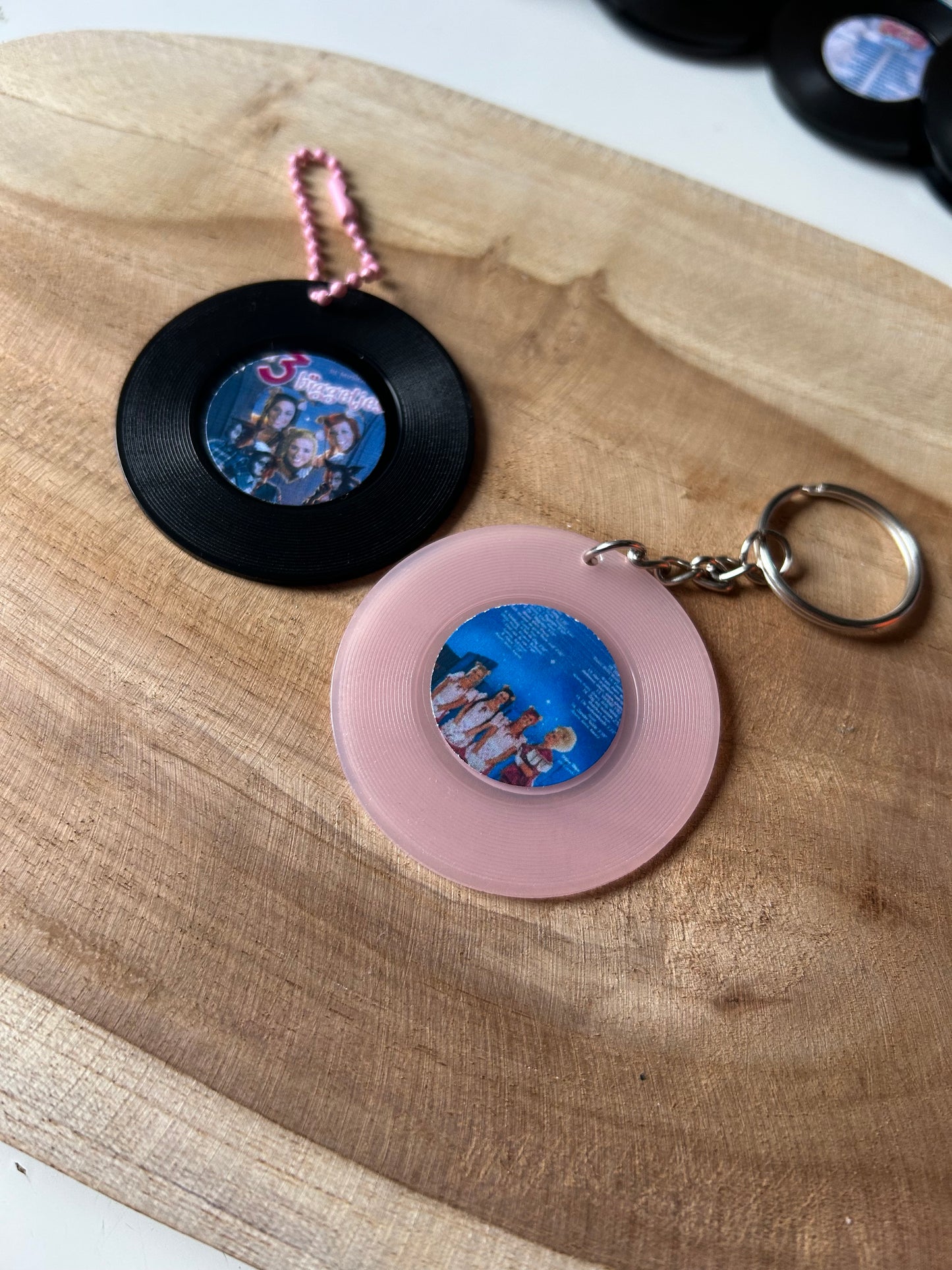 K3 & de 3 Biggetjes || Vinyl Record Keychain