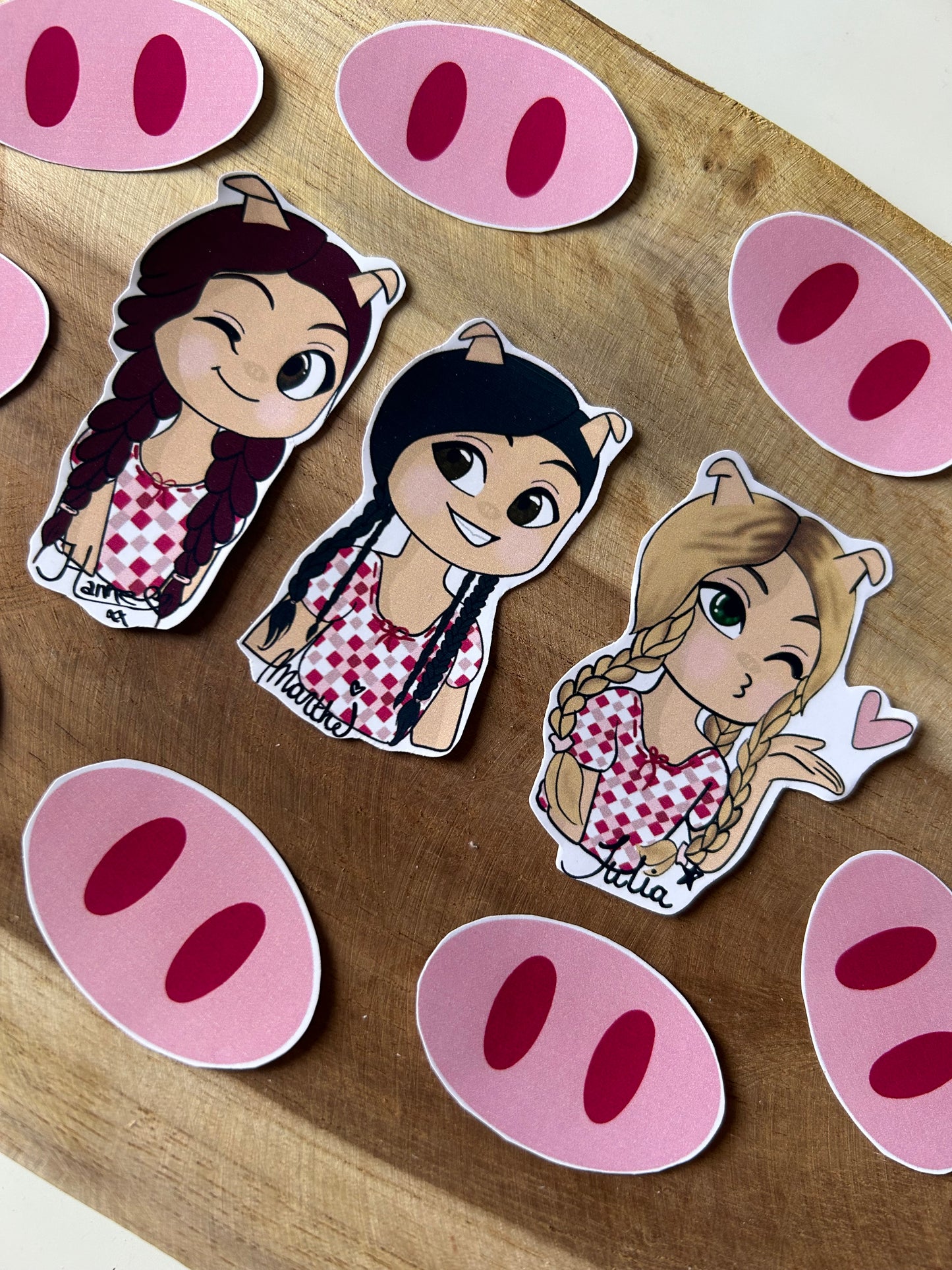 De 3 Biggetjes - Musical Theatre Stickers