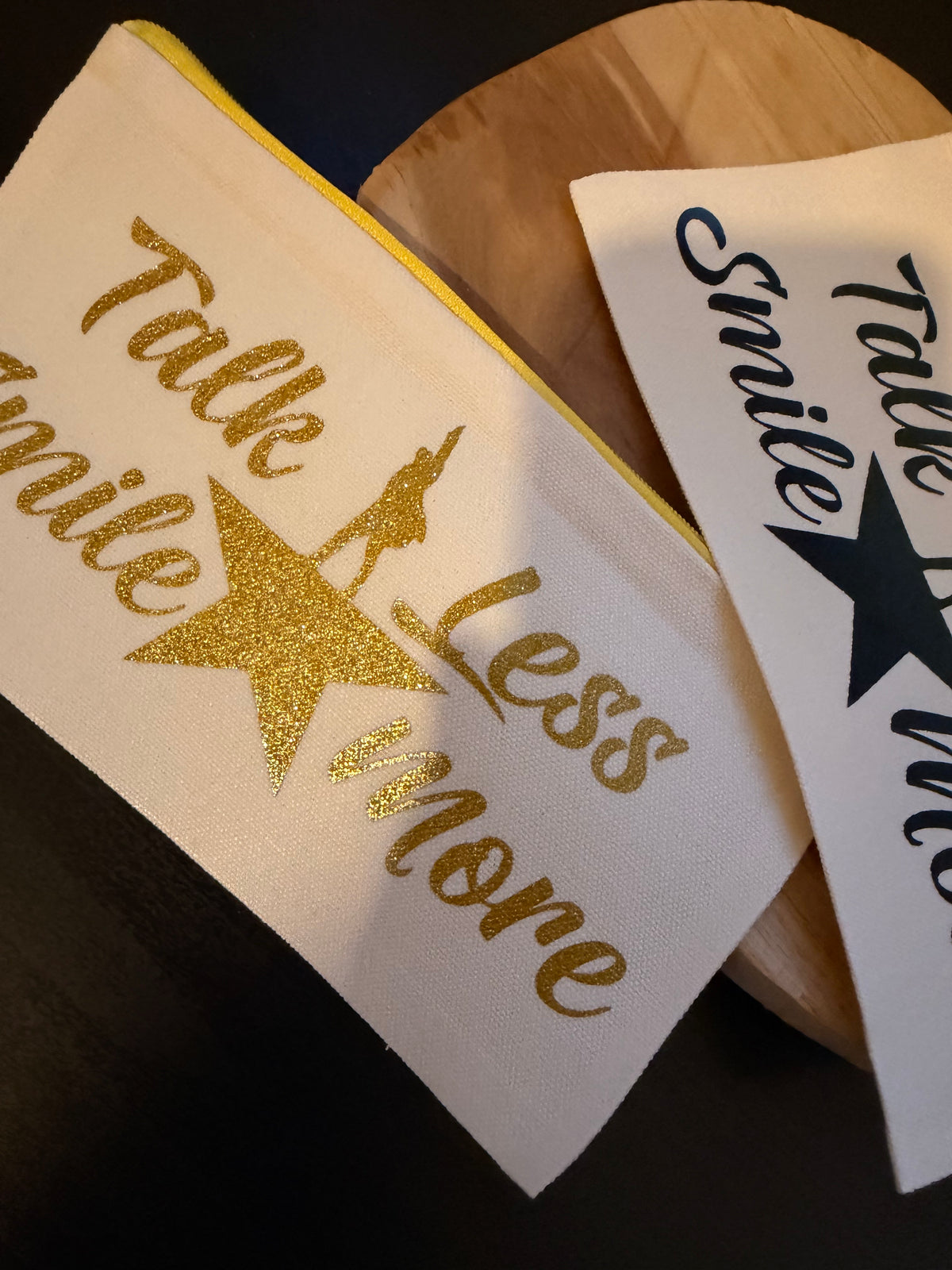 Talk Less, Smile More || Hamilton Pencil Pouch