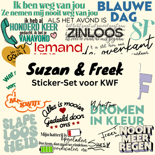 Suzan & Freek || Sticker-Set