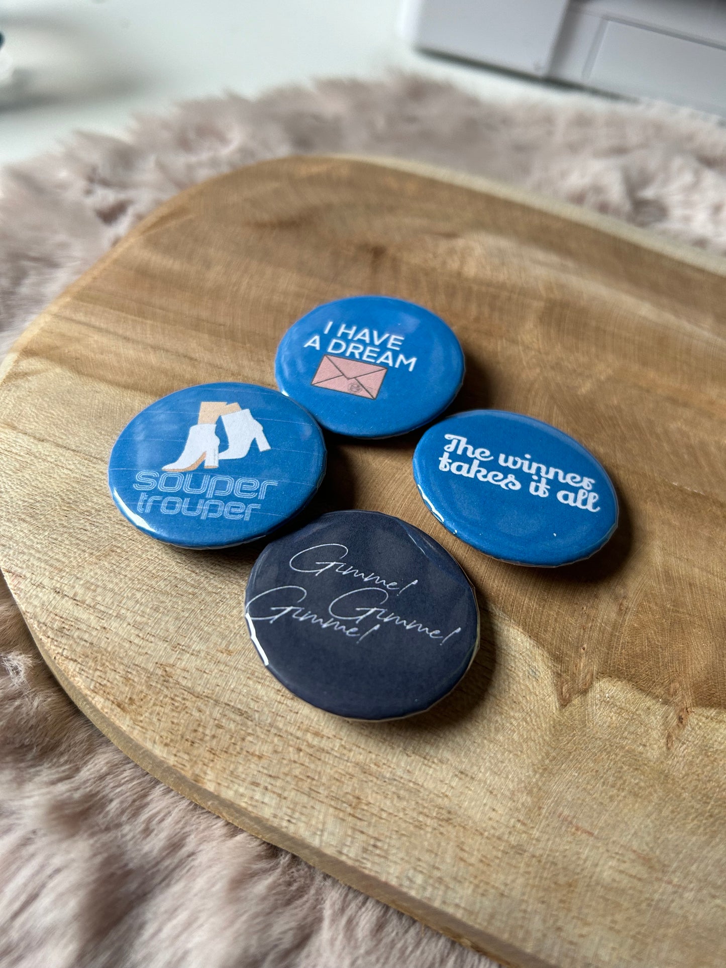 Mamma Mia the Musical || Separate buttons