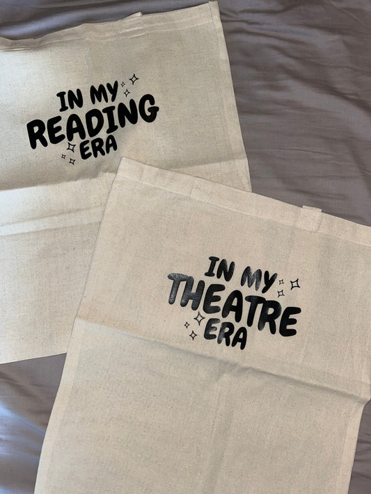 In My Theatre / Reading Era Totebag || Tan Tote