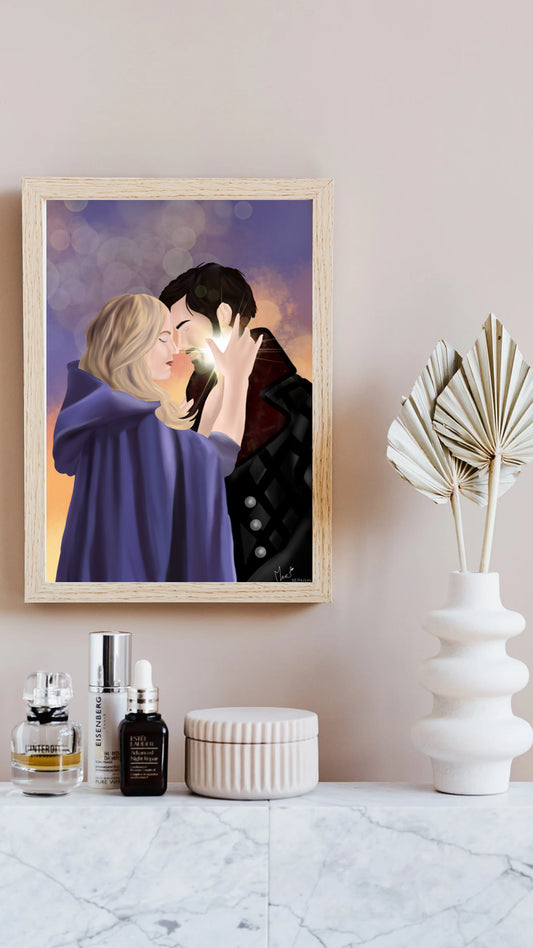 Captain Swan Mini Print || Season 5 Print || Once Upon a Time Print