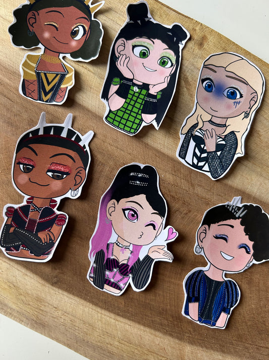 SIX Queens - Musical Theatre Sticker - OUTLET SET