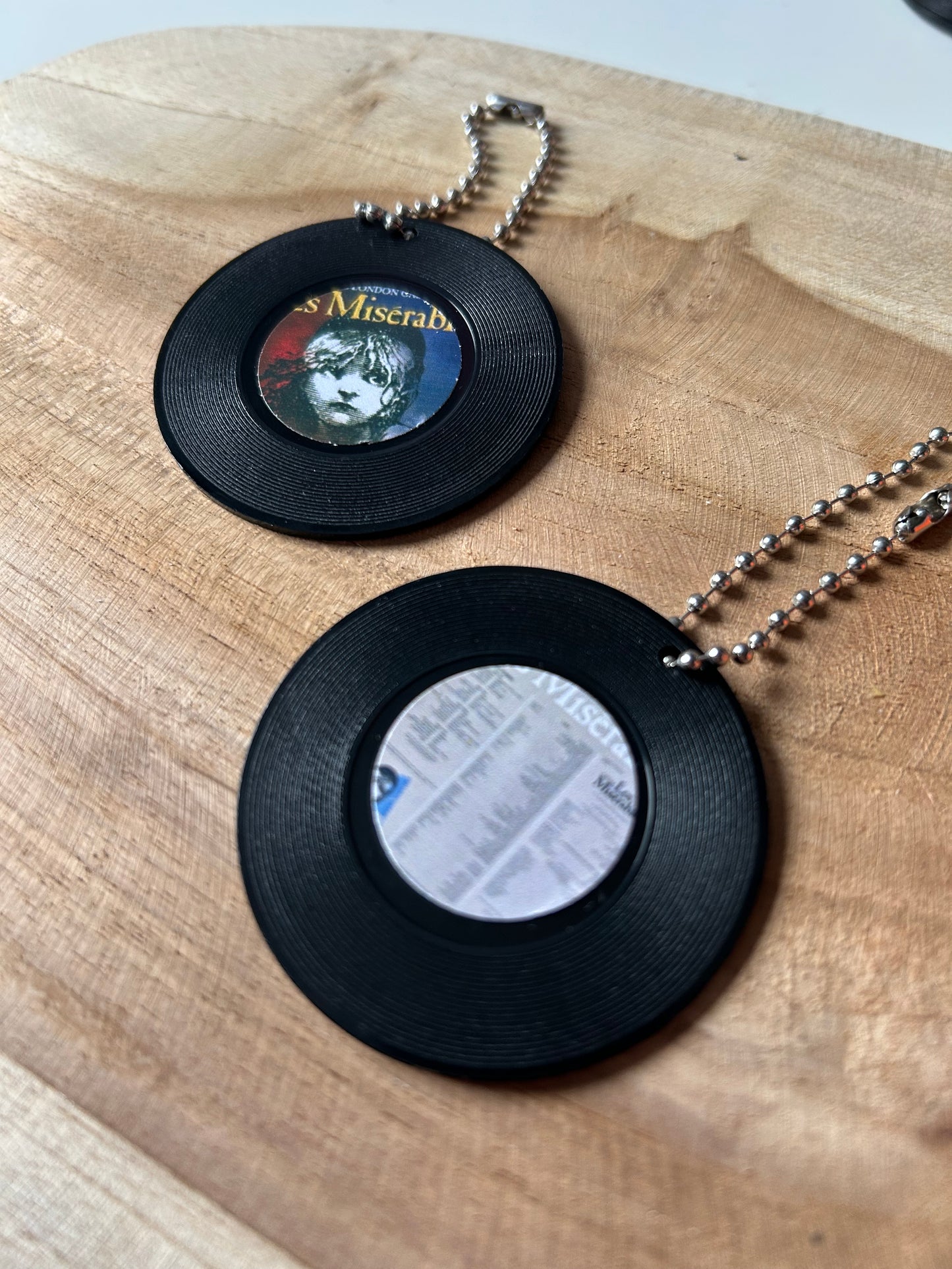 Les Miserables || Vinyl Record Keychain