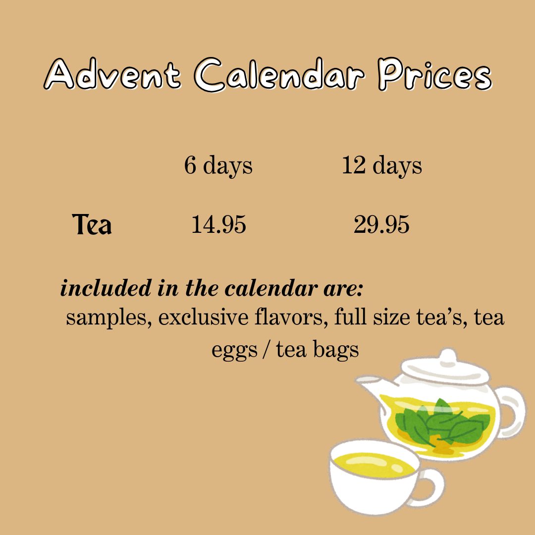 Tea Lovers Advent Calendar - Lil Magic Advent Calendars
