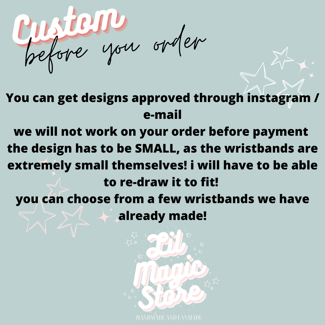 Custom Concert/Festival Bracelets - make it yourself!