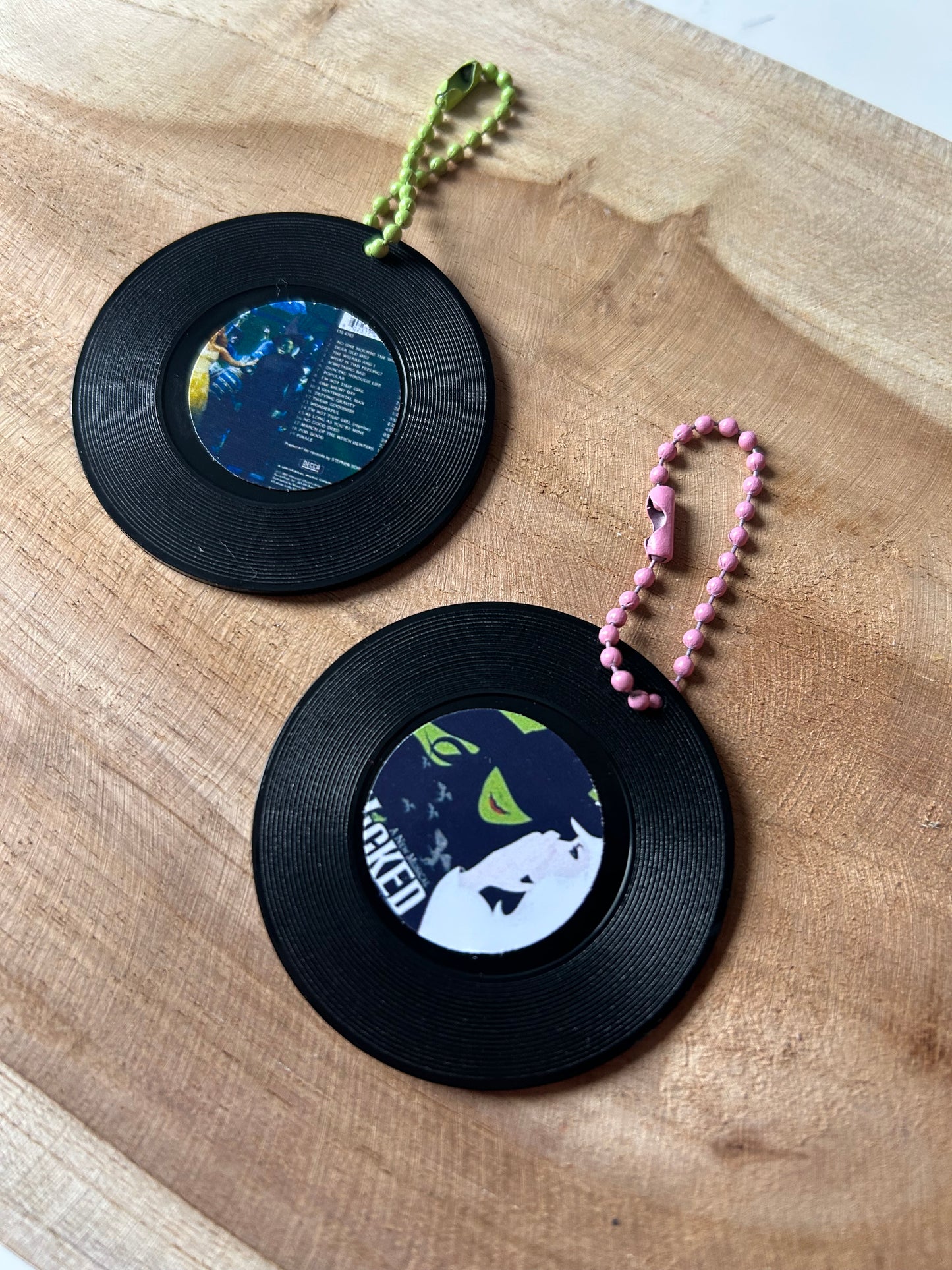 Wicked || Vinyl Record Keychain
