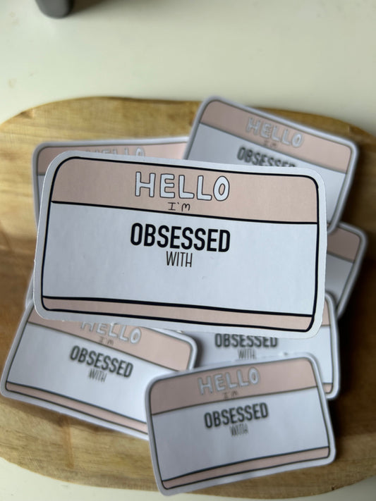 Obsessed With - Bookish Sticker