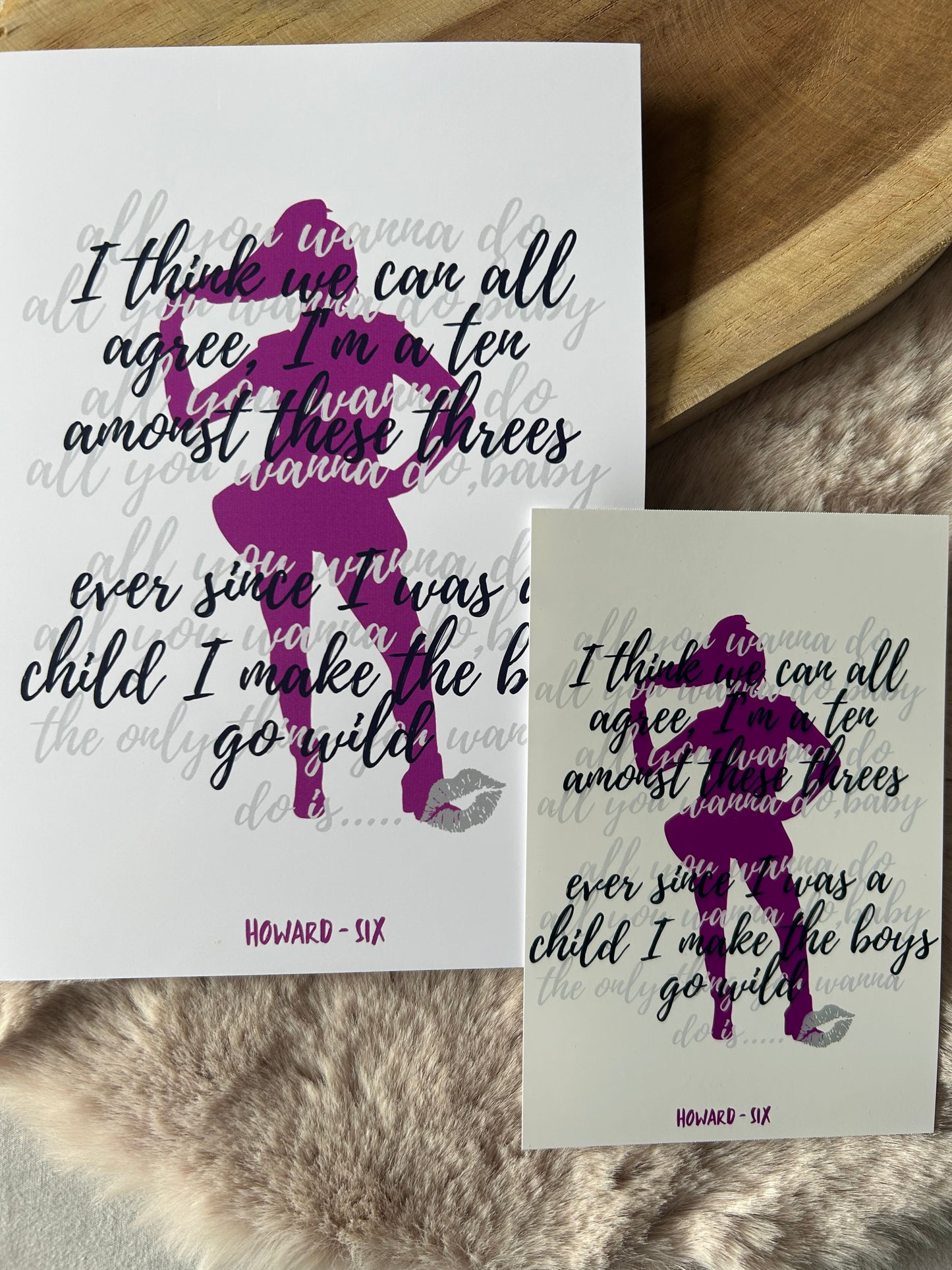 SIX the Musical || Musical Quote Poster