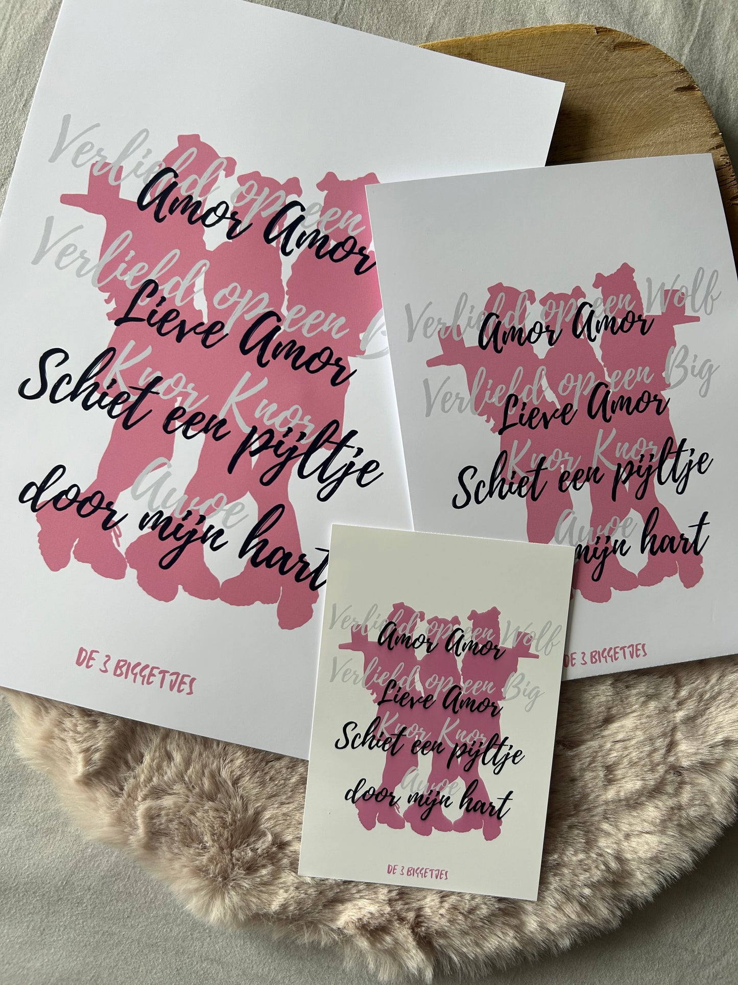 De 3 Biggetjes || Musical Quote Poster