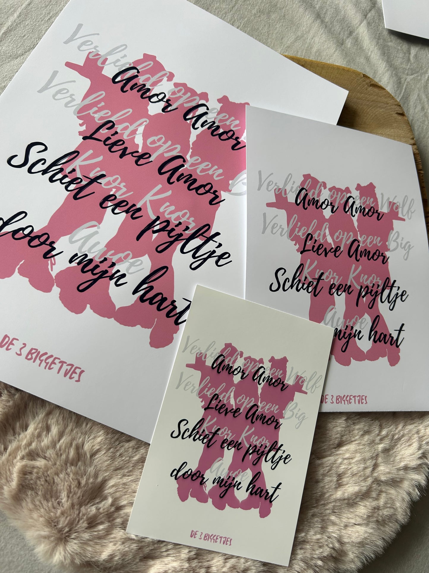 De 3 Biggetjes || Musical Quote Poster