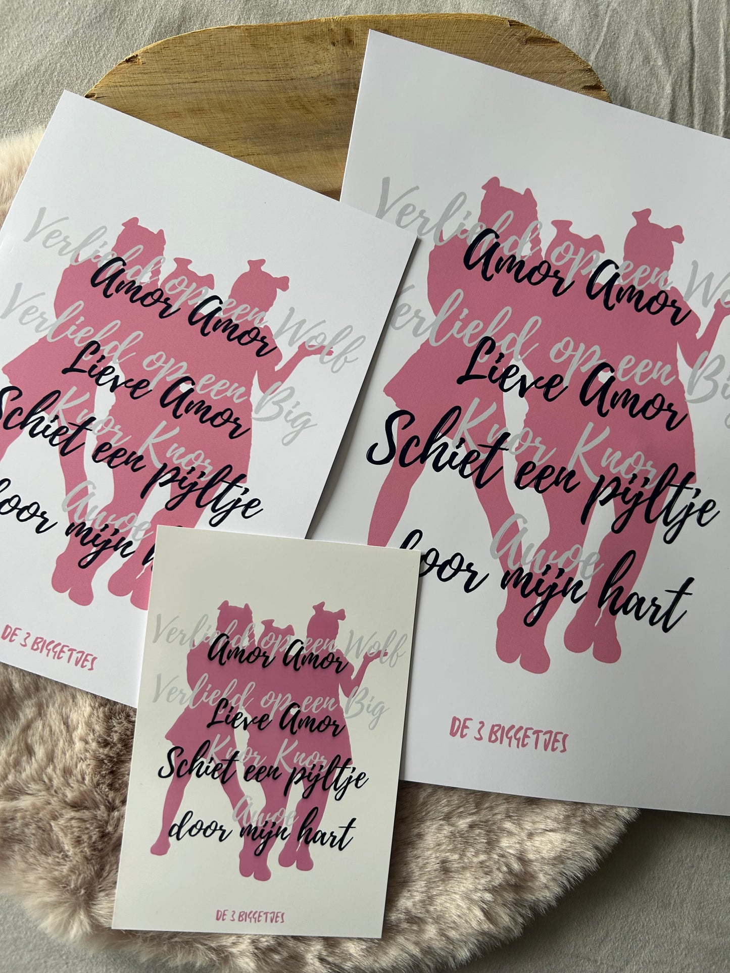 De 3 Biggetjes || Musical Quote Poster