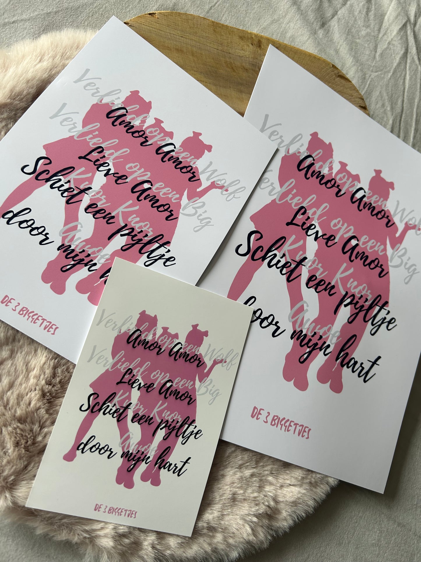 De 3 Biggetjes || Musical Quote Poster