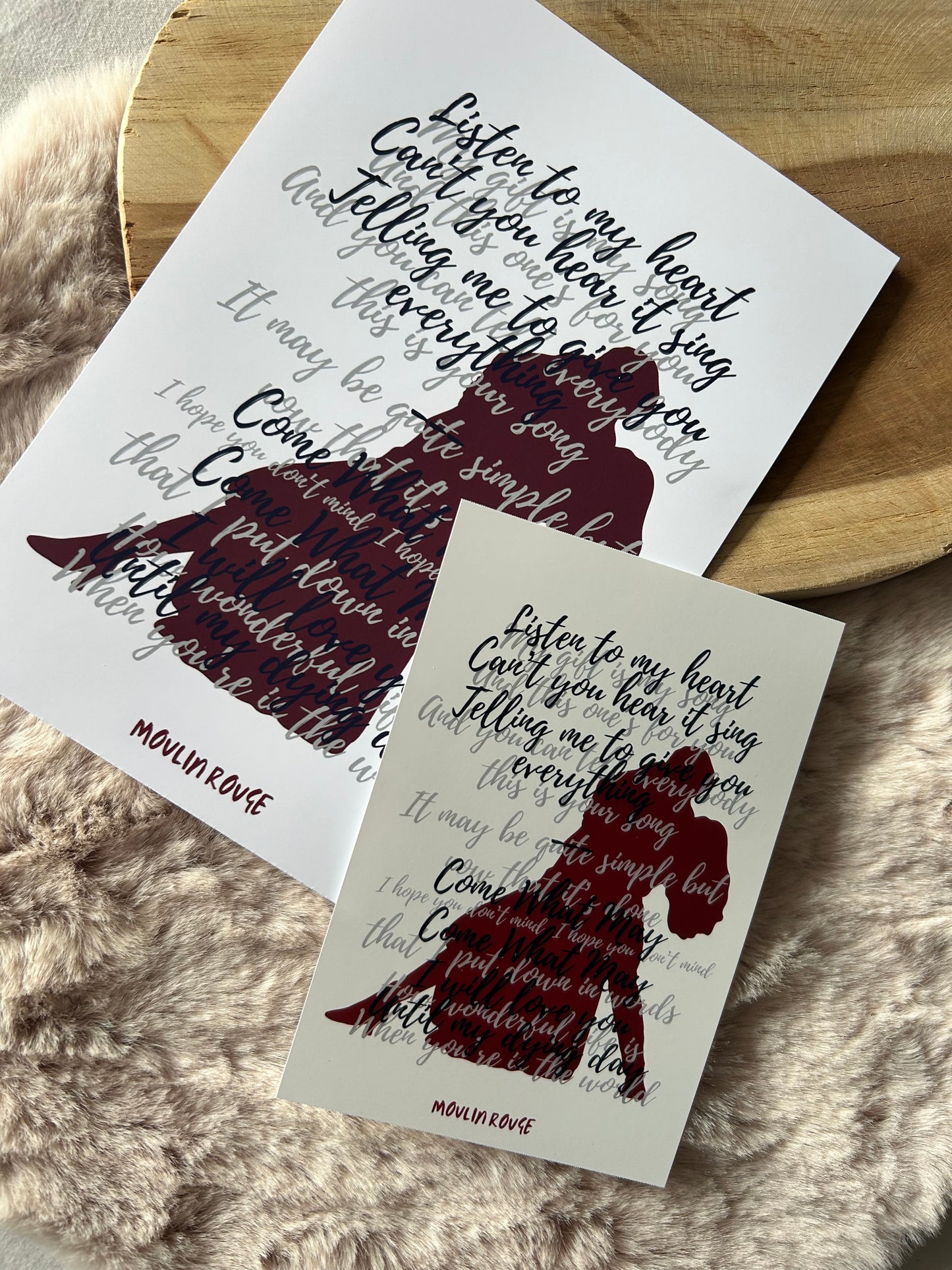 Moulin Rouge || Musical Quote Poster