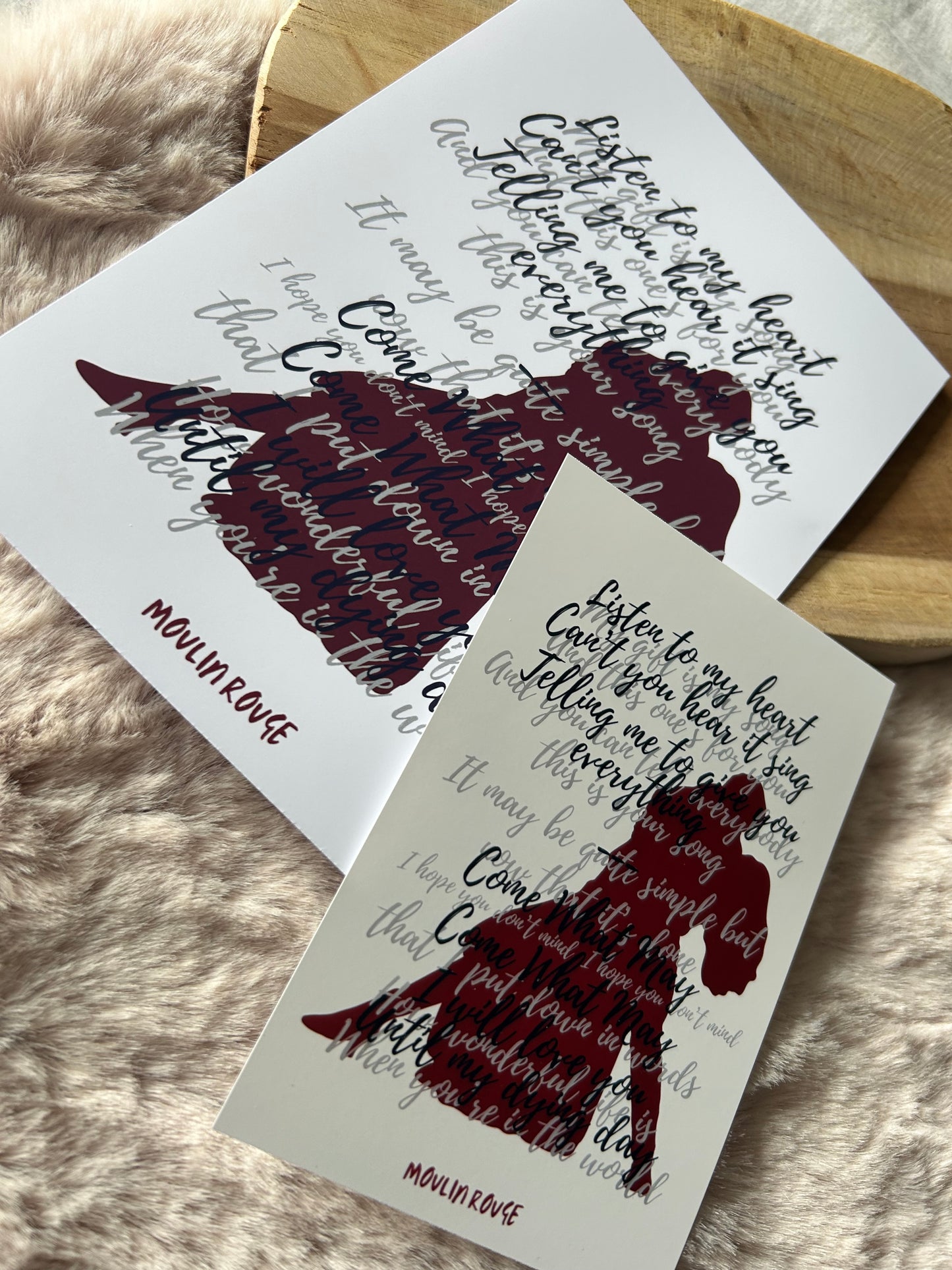 Moulin Rouge || Musical Quote Poster