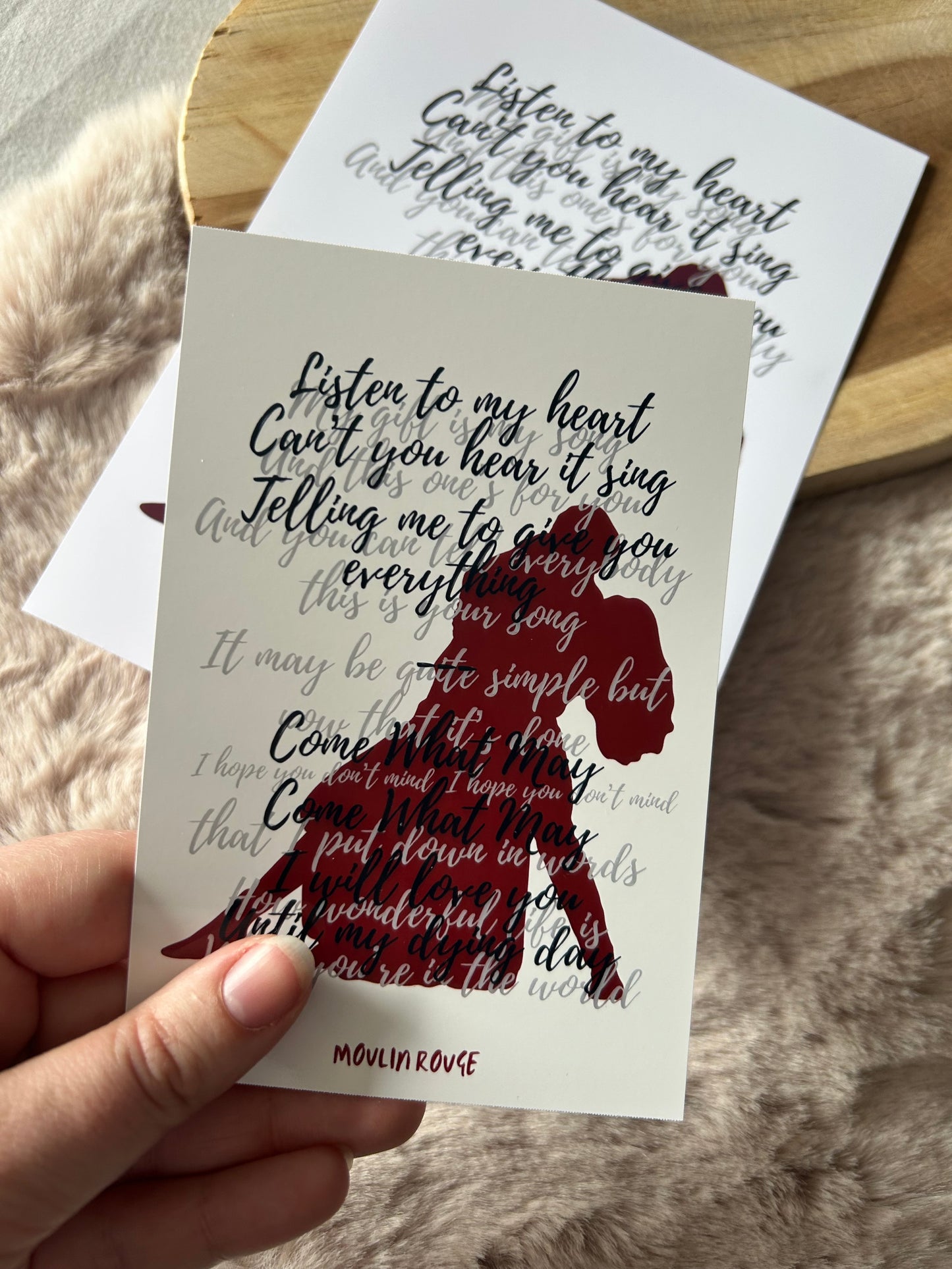 Moulin Rouge || Musical Quote Poster