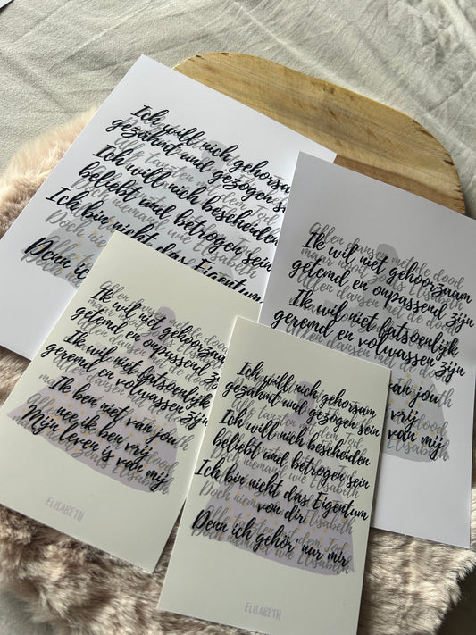 Elisabeth the Musical || Musical Quote Poster