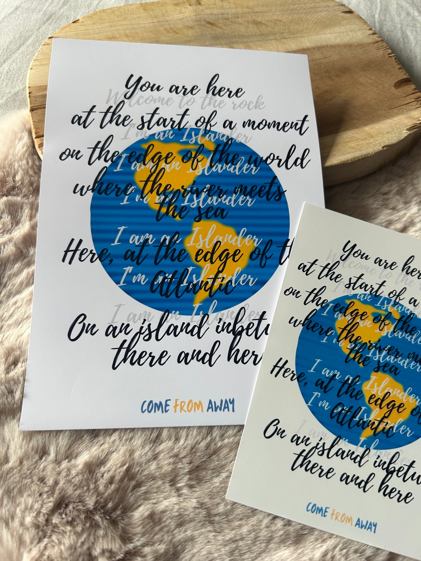 Come From Away || Musical Quote Poster