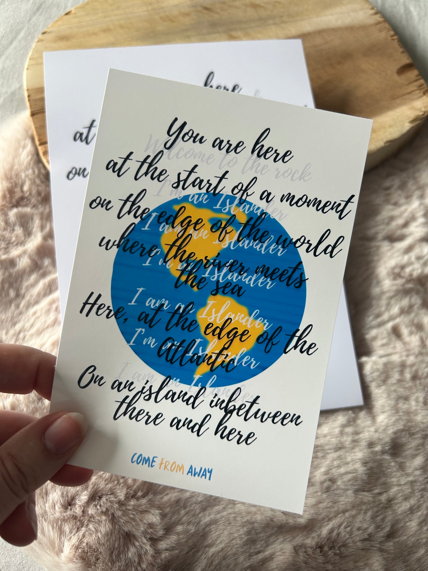 Come From Away || Musical Quote Poster