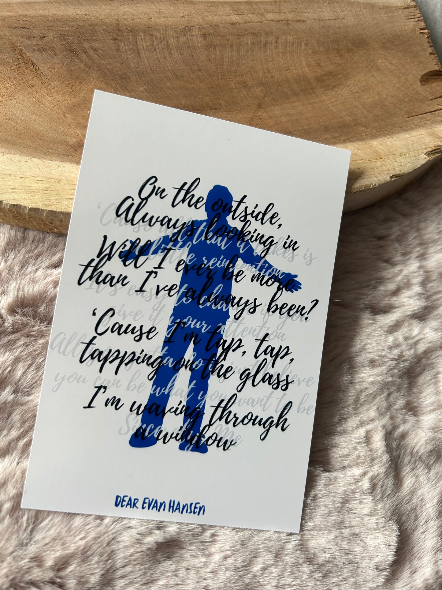 Dear Evan Hansen || Musical Quote Poster