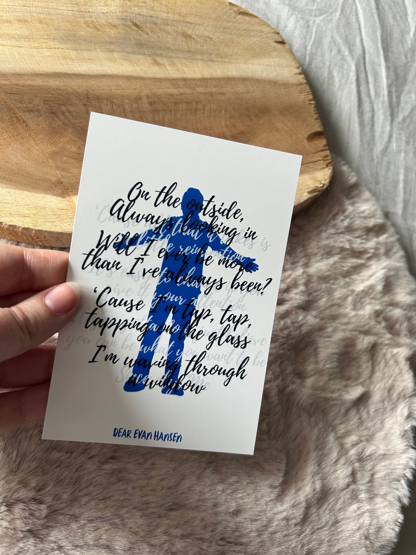 Dear Evan Hansen || Musical Quote Poster