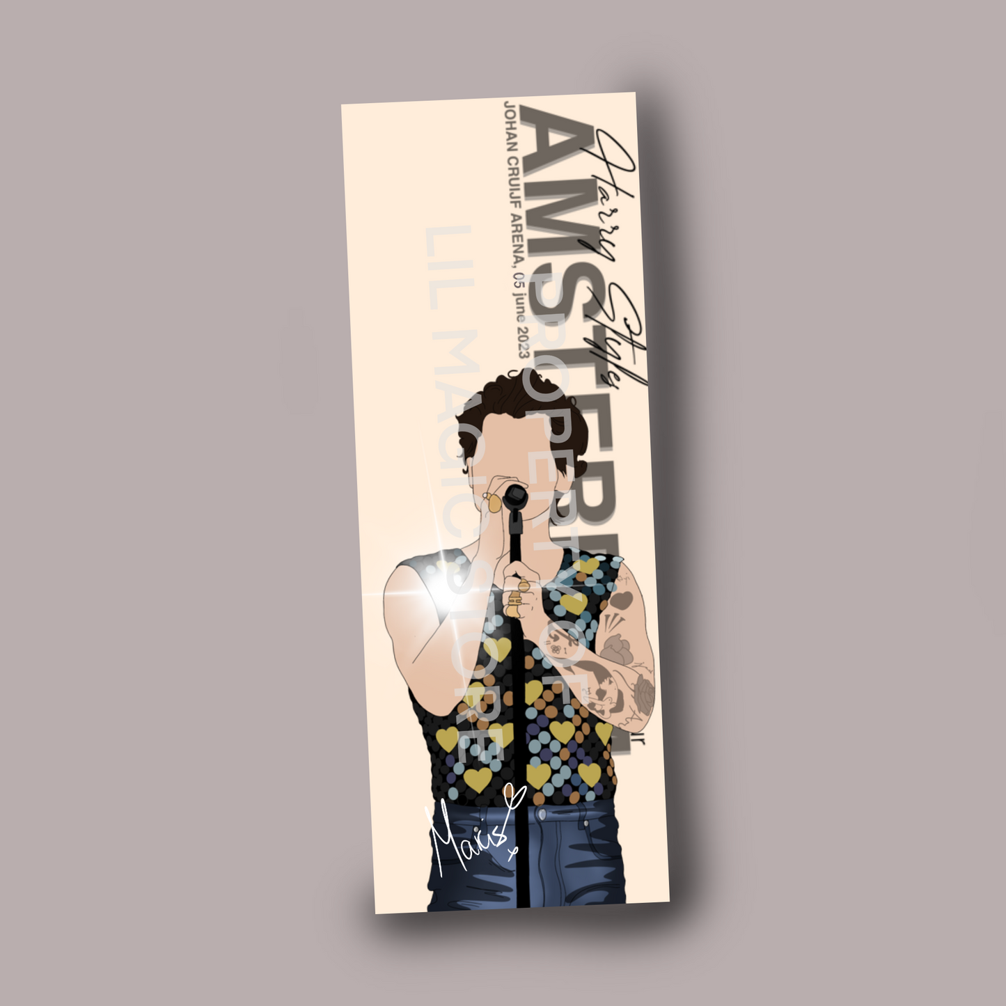 Harry Styles, LOT Amsterdam Handmade Bookmarks