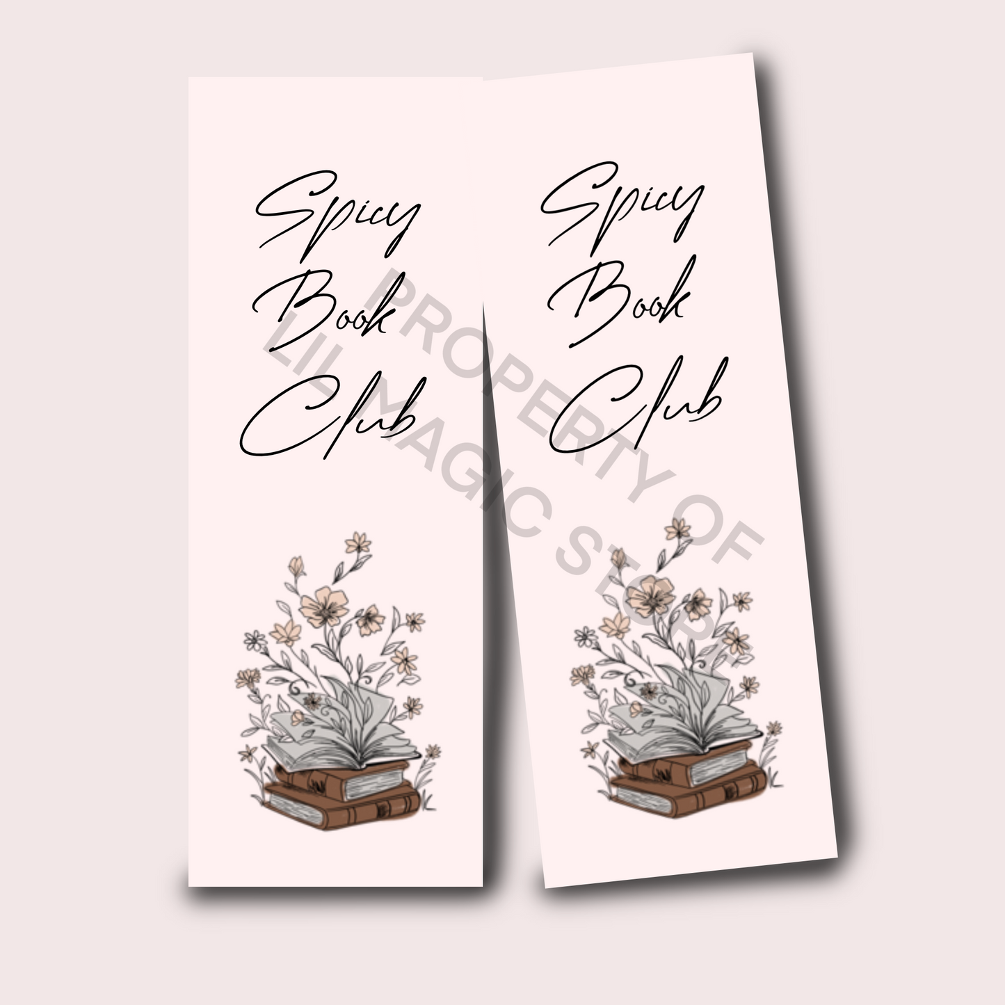 Spicy Book Club || Bookmark