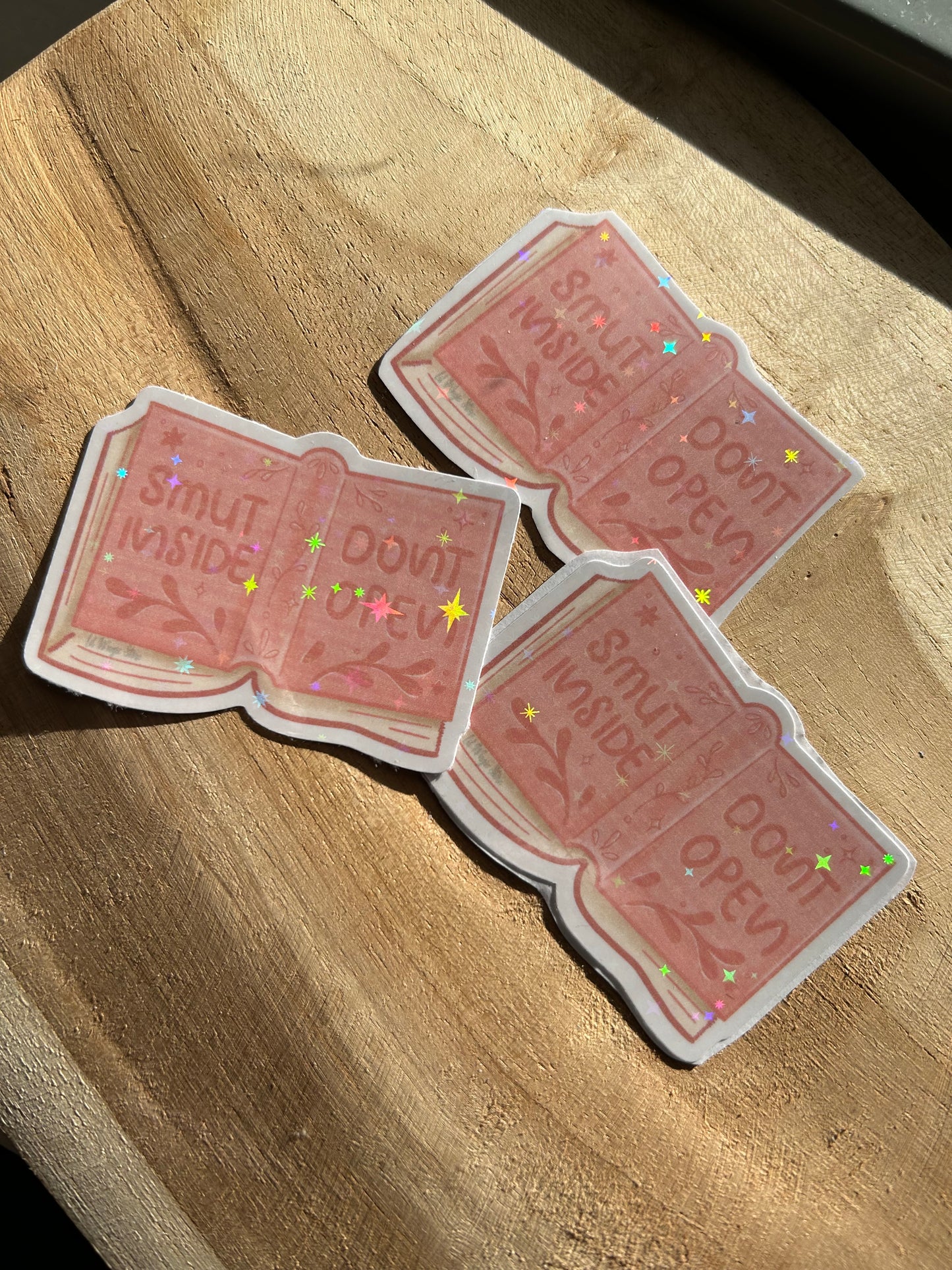 Smut Inside - Don't open! || Water & Weatherproof stickers