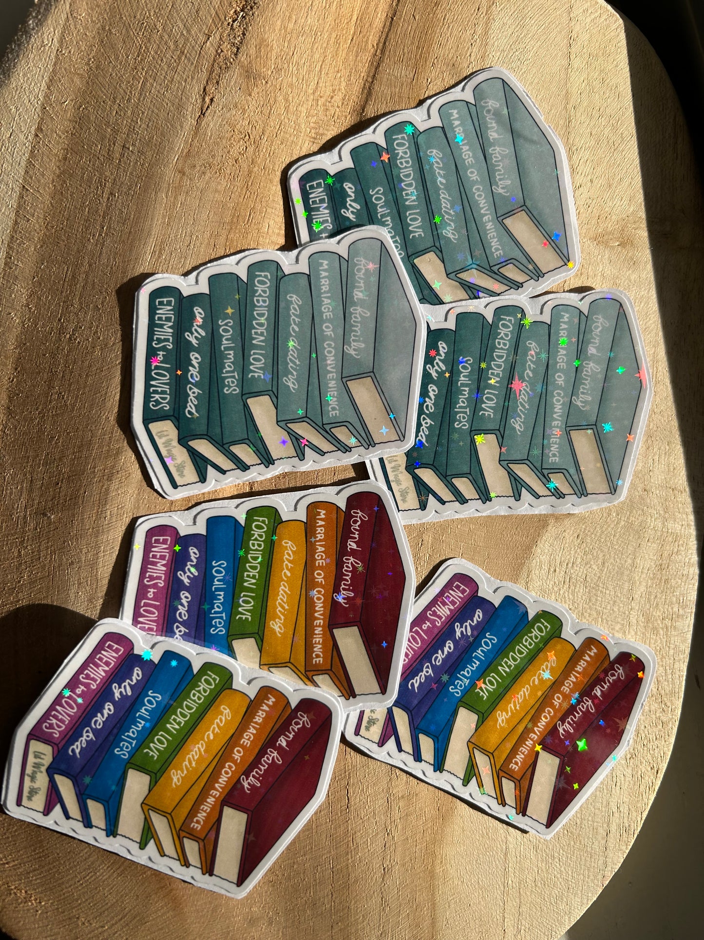 Book Tropes || Water & Weatherproof stickers