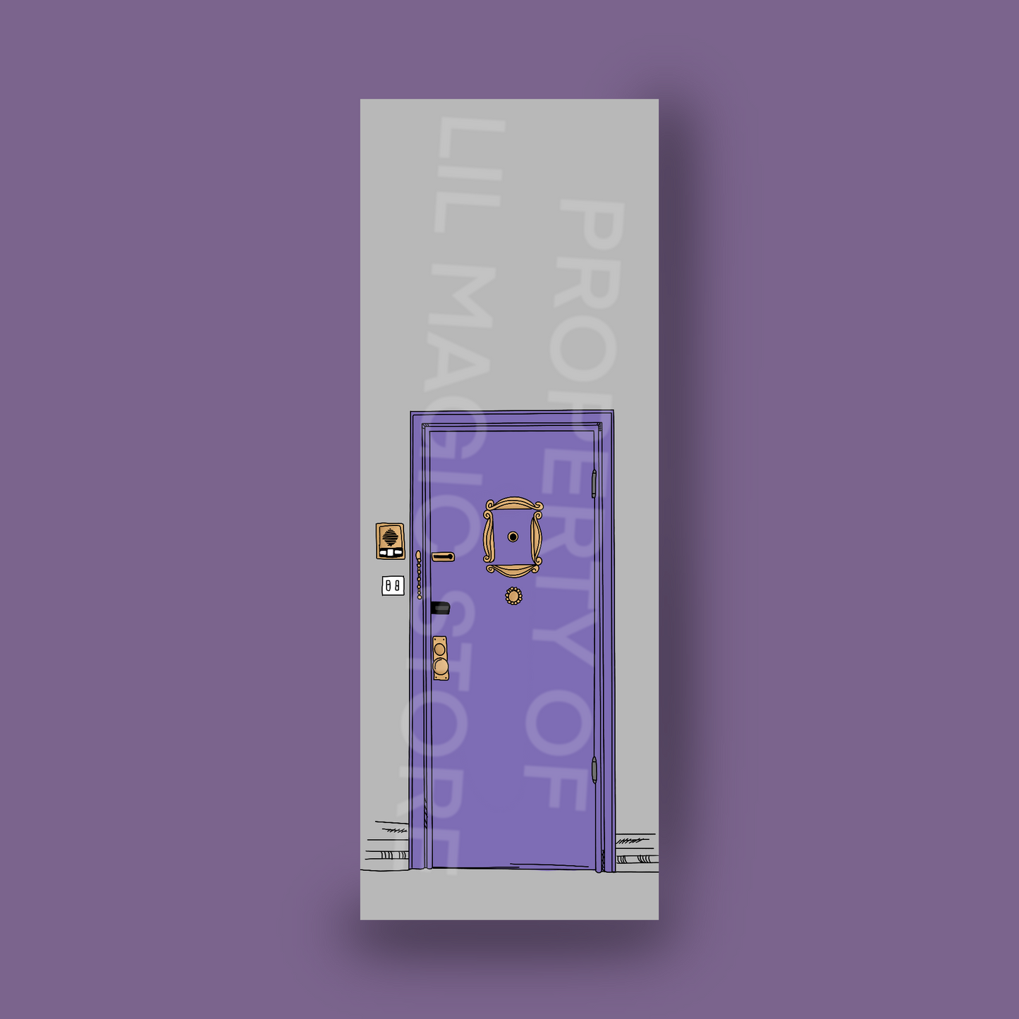 Friends Bookmark || The Purple Door