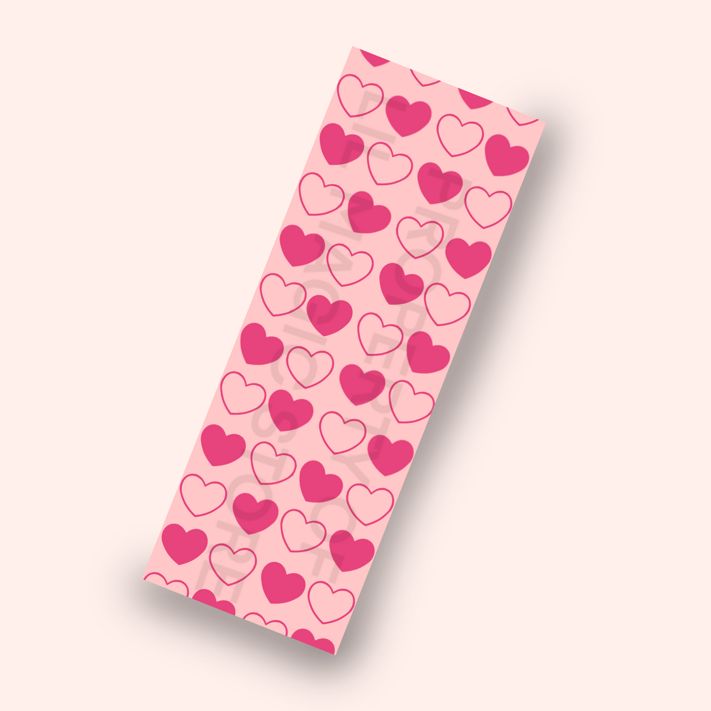 Valentine's Bookmark || Hearts