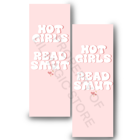 Hot Girls, Read Smut || Valentine's Bookmark