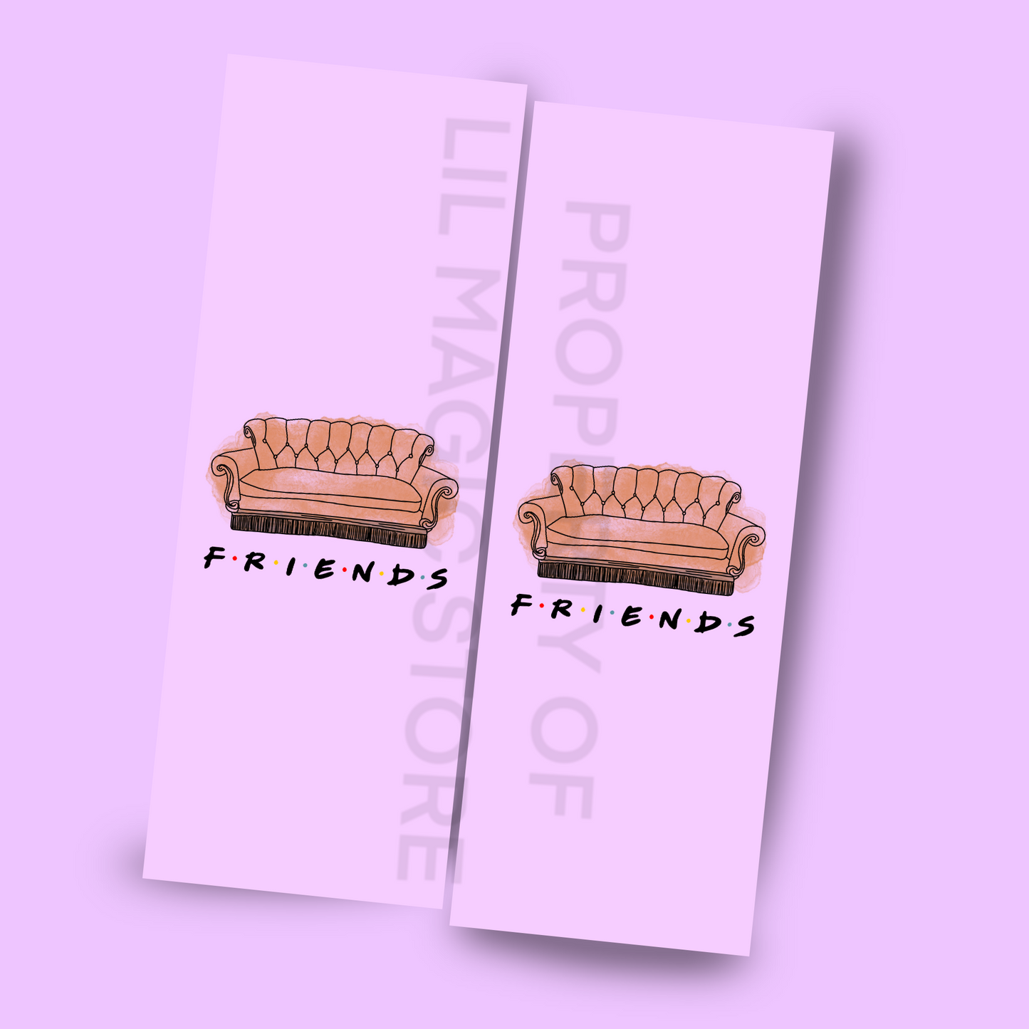 Friends Bookmark || The Couch