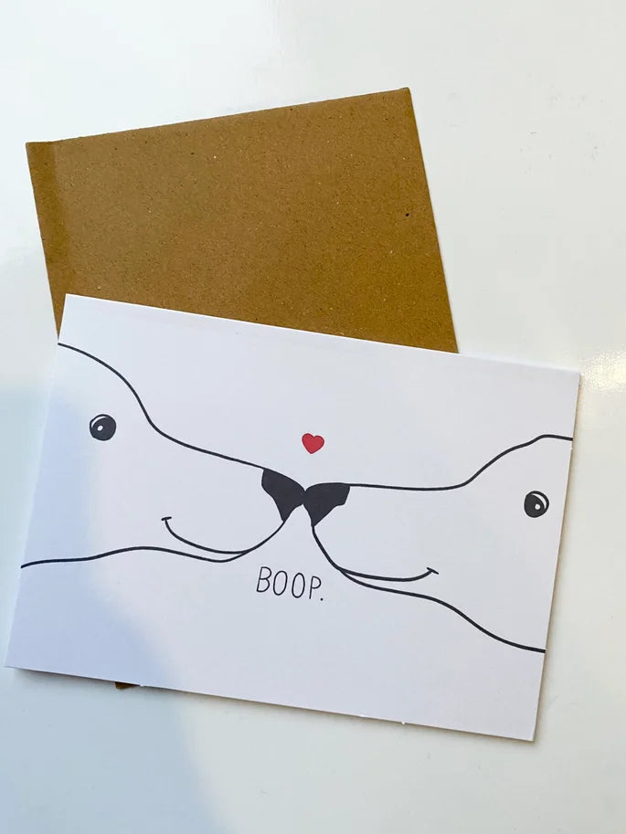 Quirky Dog Valentines Card || Handmade Valentines Card