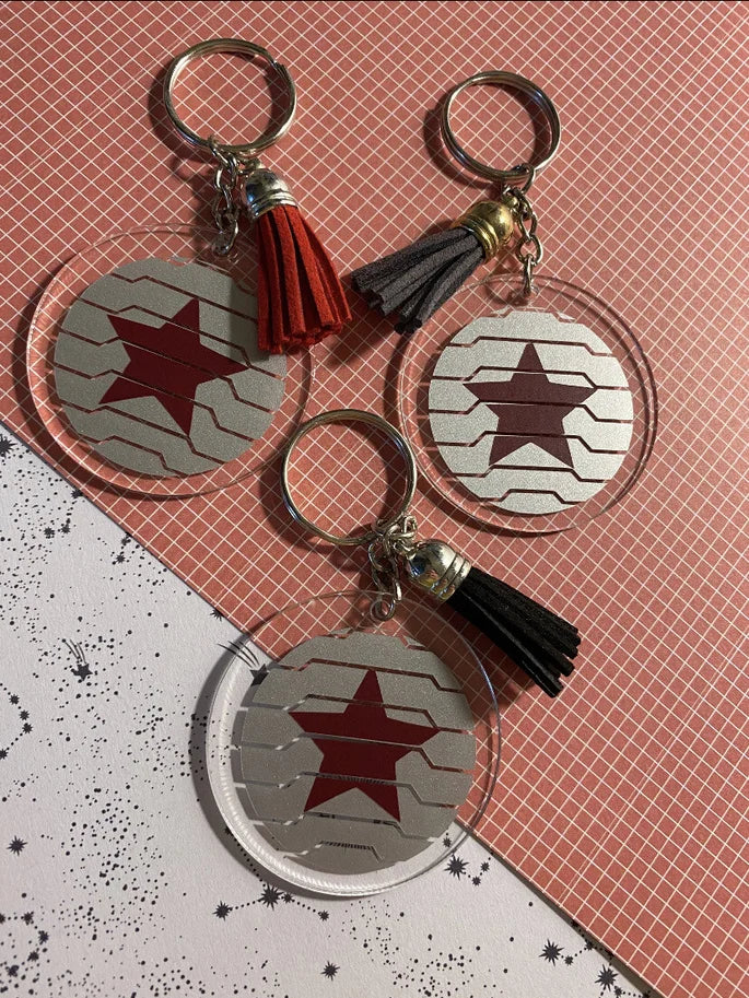 Winter Soldier / Bucky Barnes Keychain