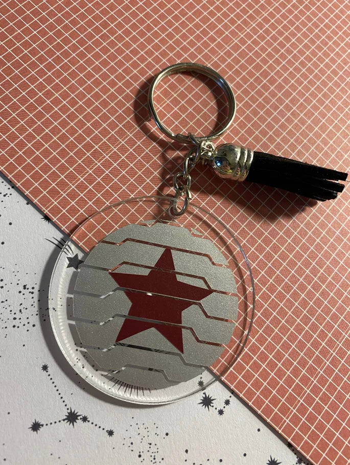 Winter Soldier / Bucky Barnes Keychain