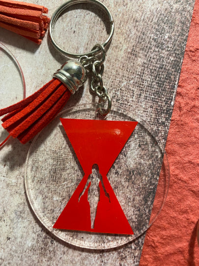Black Widow Keychain