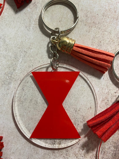 Black Widow Keychain