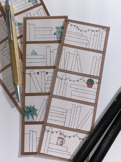 Fillable Bookmark || Bookshelf Bookmark