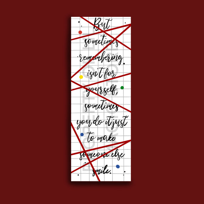 A Good Girl's Guide to Murder - Handmade Bookmark