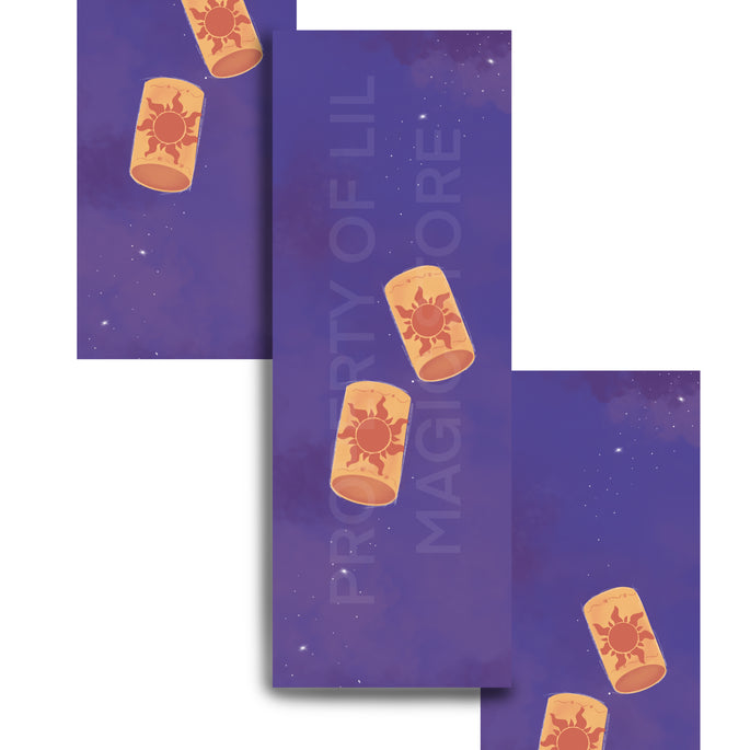 Tangled Bookmark Purple - Handmade Bookmark