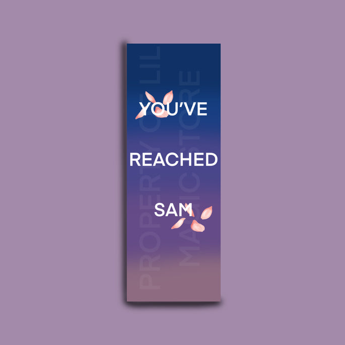 You've Reached Sam Bookmark
