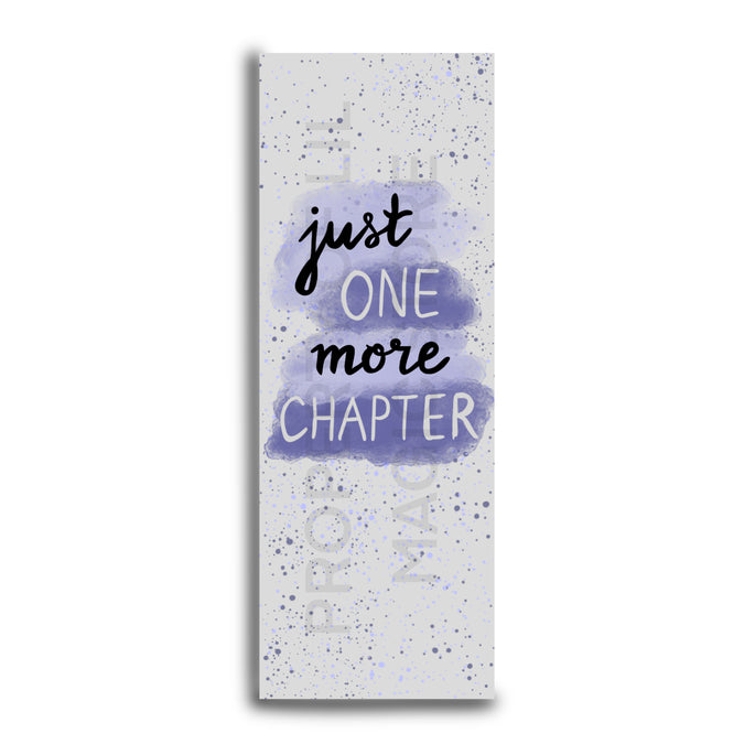 Handmade Bookmark || One More Chapter bookmark