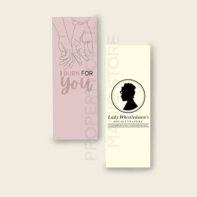 Bridgerton Inspired Bookmark