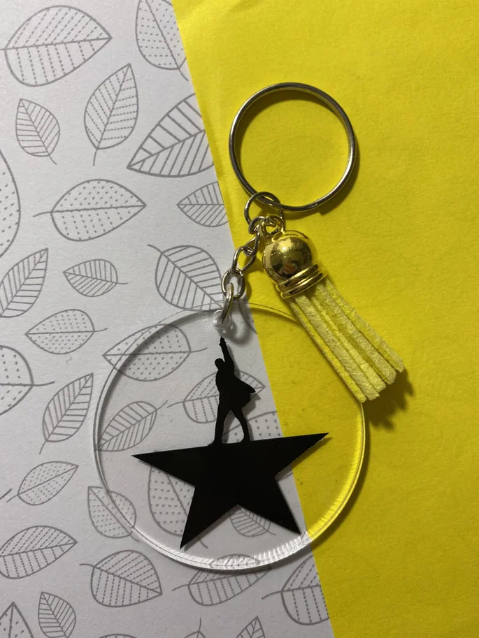 Hamilton the Musical Keychain