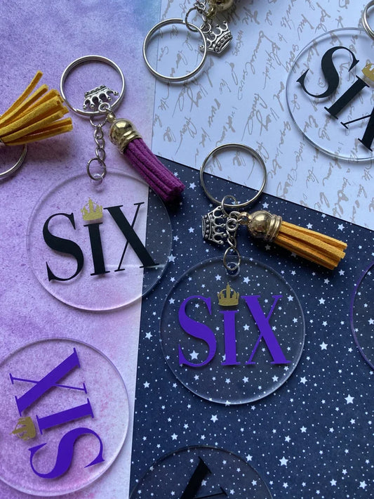 SIX the musical keychain