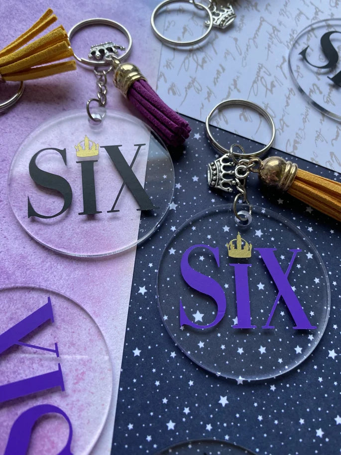 SIX the musical keychain