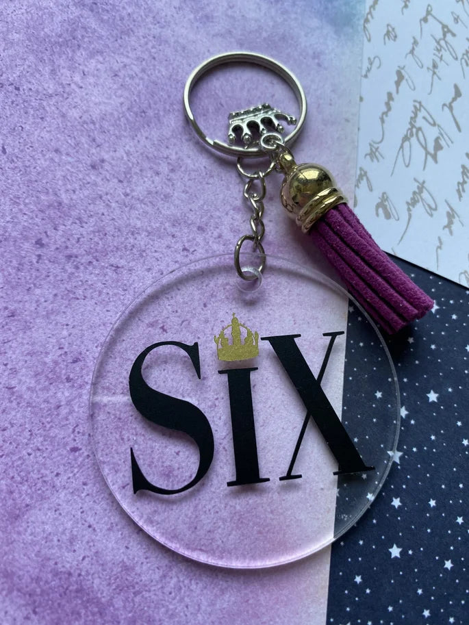 SIX the musical keychain